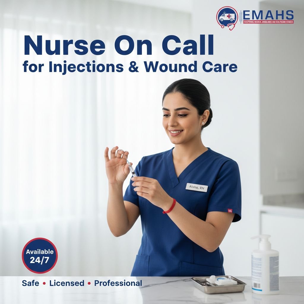 Home Care Nurse On Call for Injections