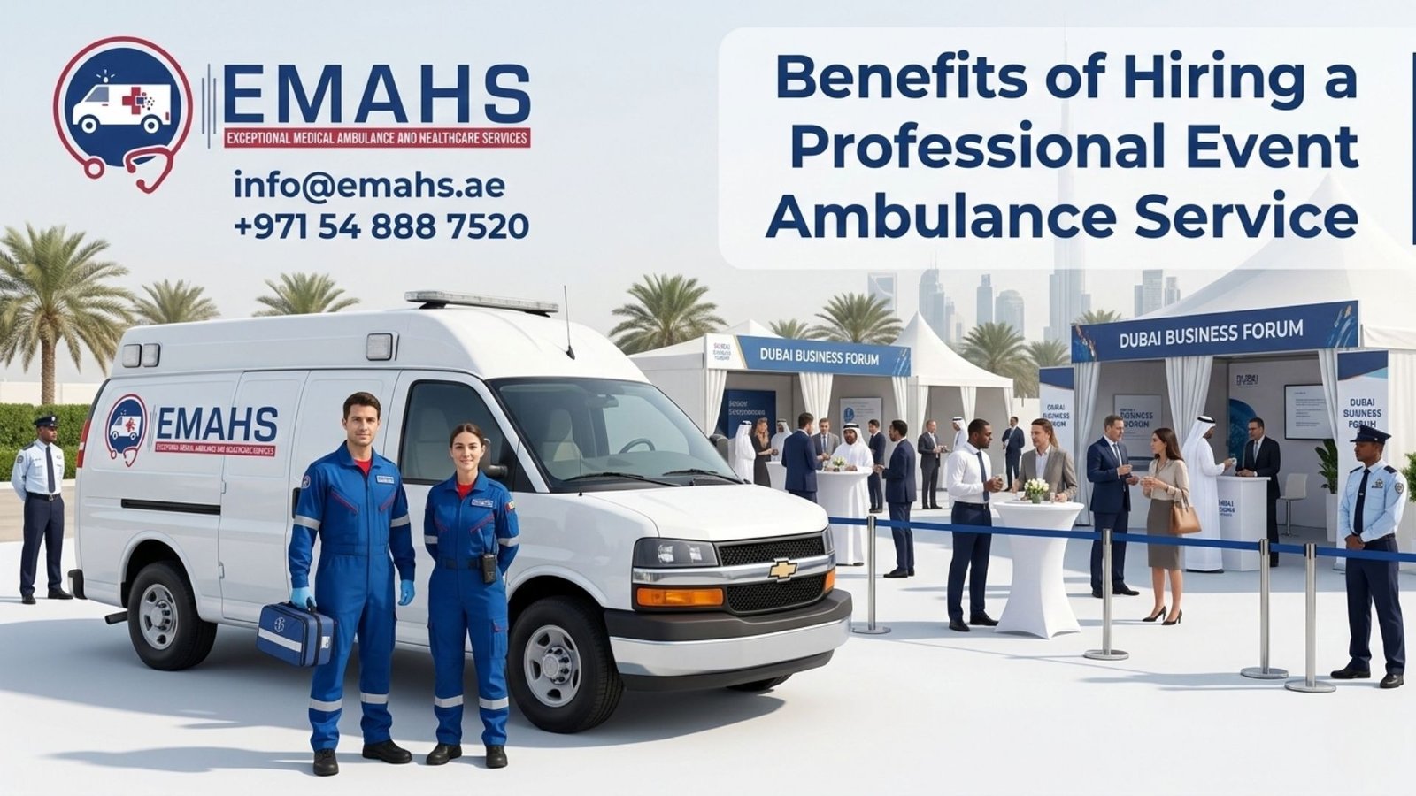 event ambulance service Dubai