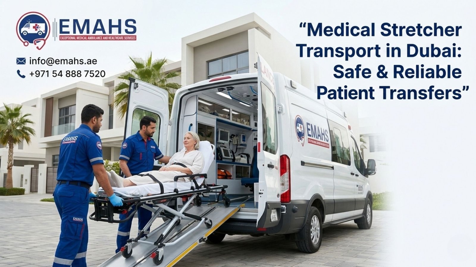 medical stretcher transport Dubai