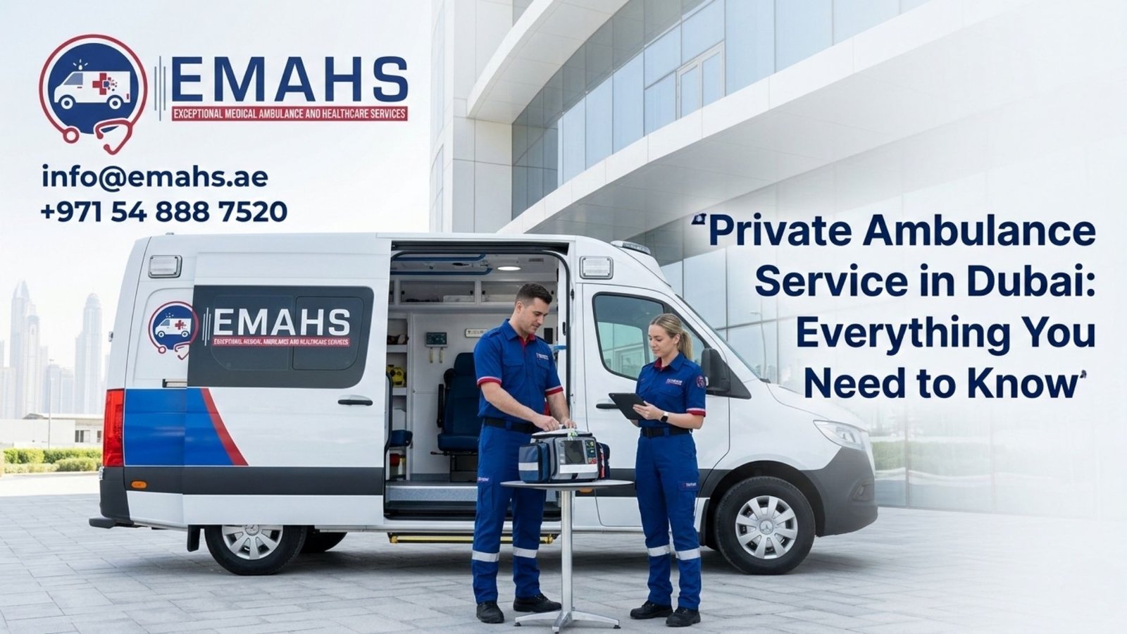 private ambulance Dubai